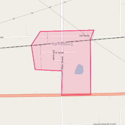 Map of Cannelburg