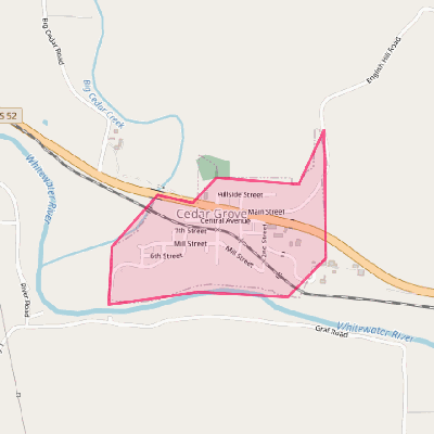 Map of Cedar Grove