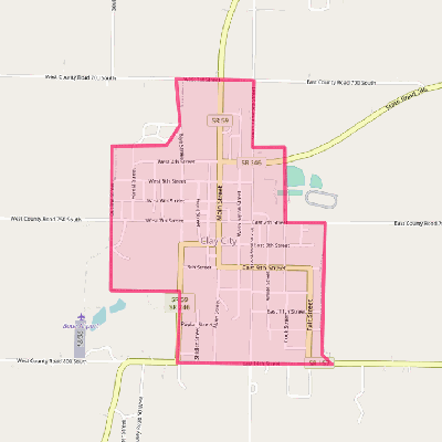 Map of Clay City