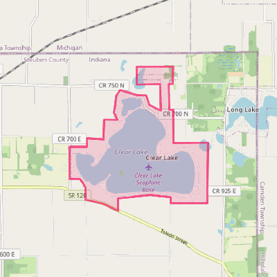 Map of Clear Lake