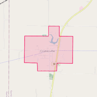 Map of Coatesville