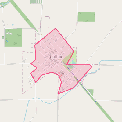 Map of Colfax