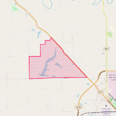 Map of Country Squire Lakes