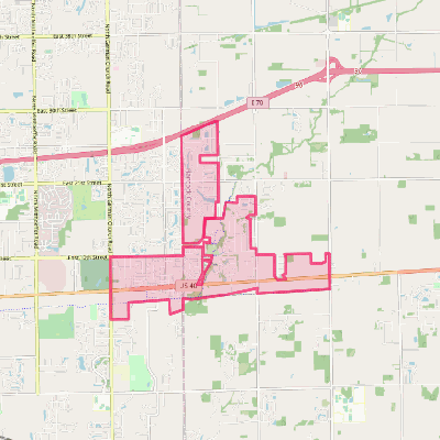 Map of Cumberland