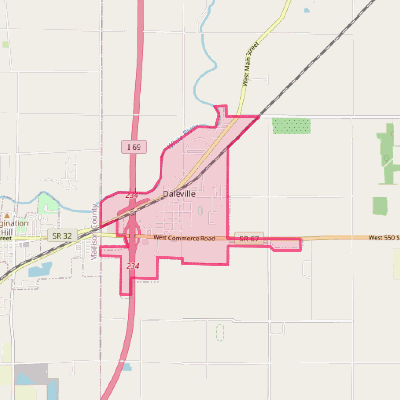 Map of Daleville