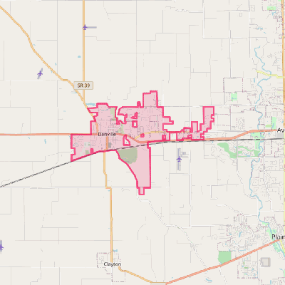 Map of Danville