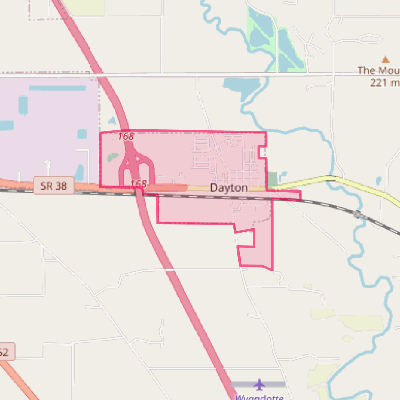 Map of Dayton