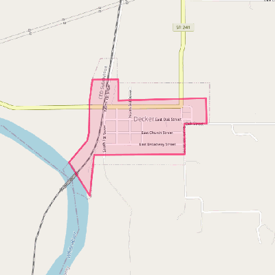 Map of Decker