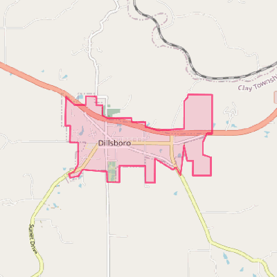 Map of Dillsboro