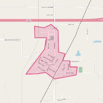 Map of Elberfeld