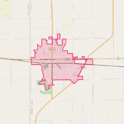 Map of Elwood