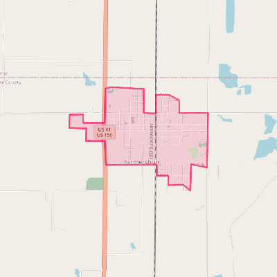 Map of Farmersburg