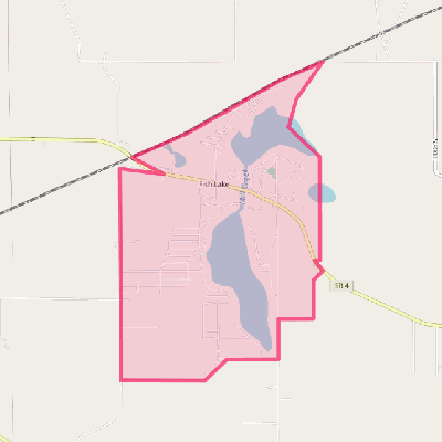 Map of Fish Lake