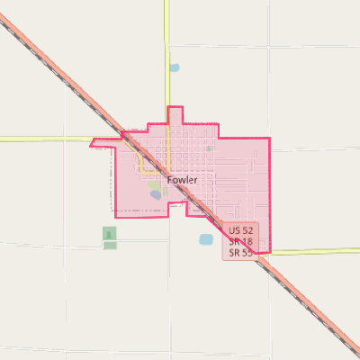 Map of Fowler