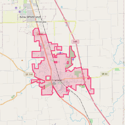 Map of Franklin