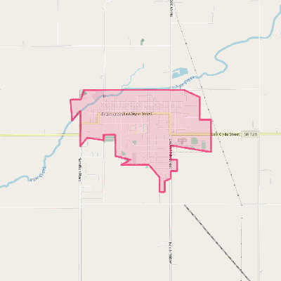 Map of Frankton