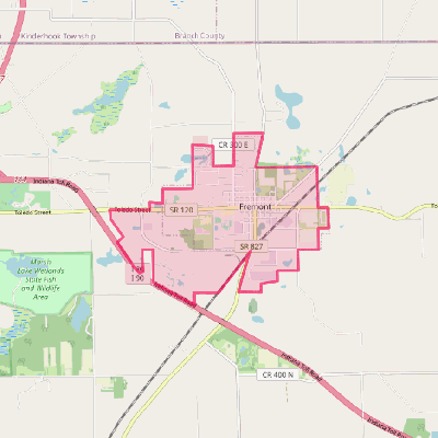 Map of Fremont