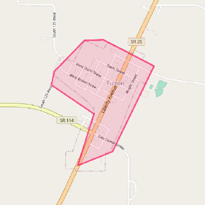 Map of Fulton