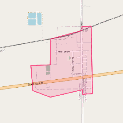 Map of Glenwood