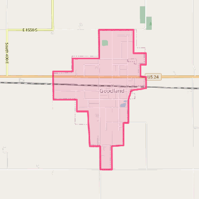 Map of Goodland