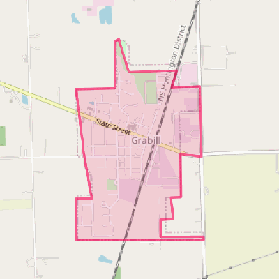 Map of Grabill