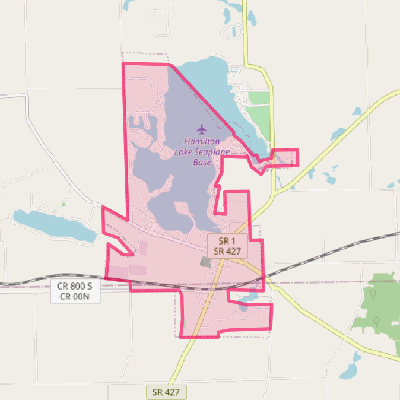 Map of Hamilton