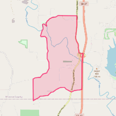 Map of Harrodsburg