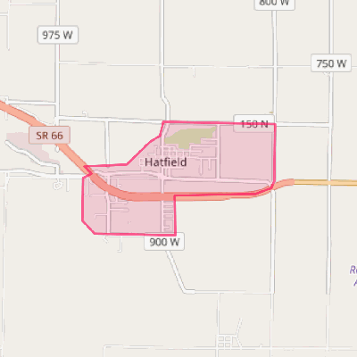 Map of Hatfield