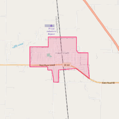 Map of Haubstadt