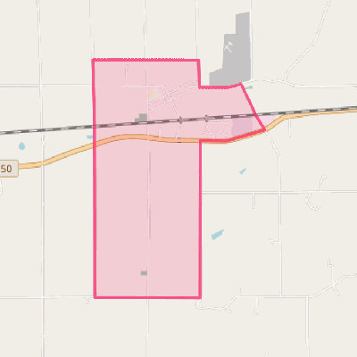 Map of Hayden