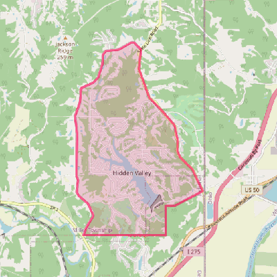 Map of Hidden Valley