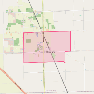 Map of Hoagland