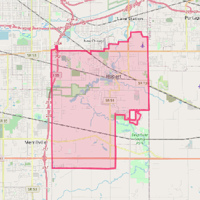 Map of Hobart