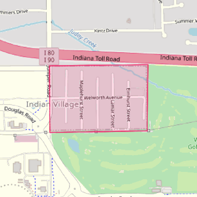 Map of Indian Village