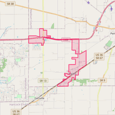 Map of Ingalls