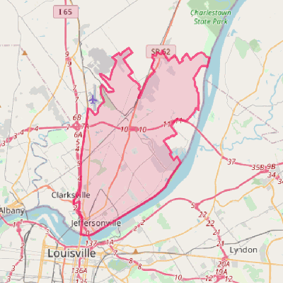 Map of Jeffersonville