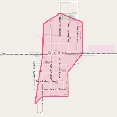 Map of Kempton