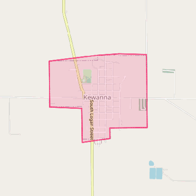 Map of Kewanna