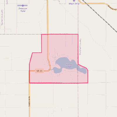 Map of Koontz Lake