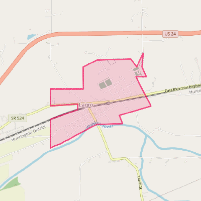 Map of Lagro