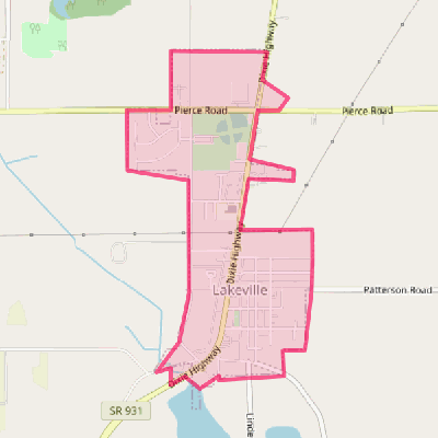 Map of Lakeville