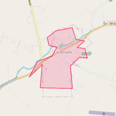 Map of Lanesville