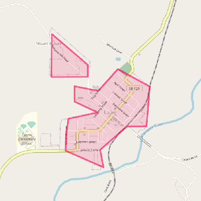 Map of Laurel