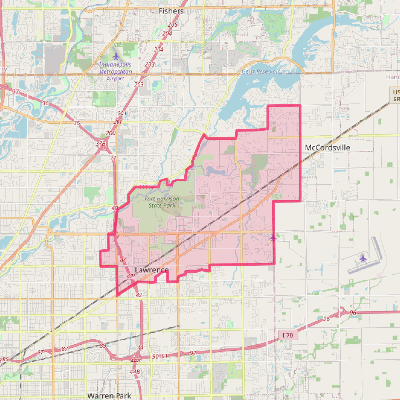 Map of Lawrence