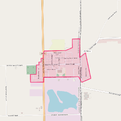 Map of Leesburg