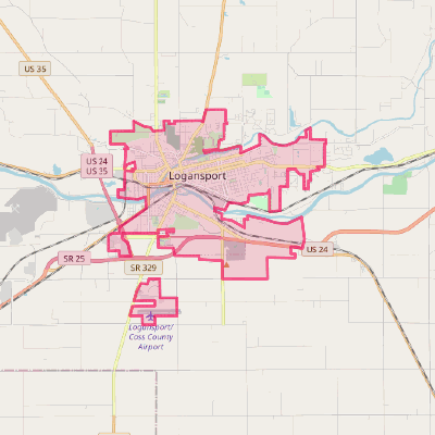 Map of Logansport