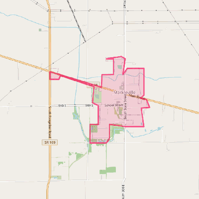 Map of Markleville