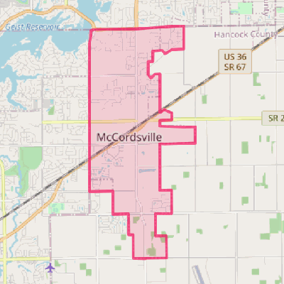 Map of McCordsville