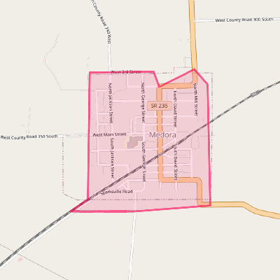 Map of Medora