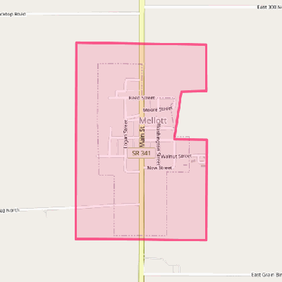 Map of Mellott